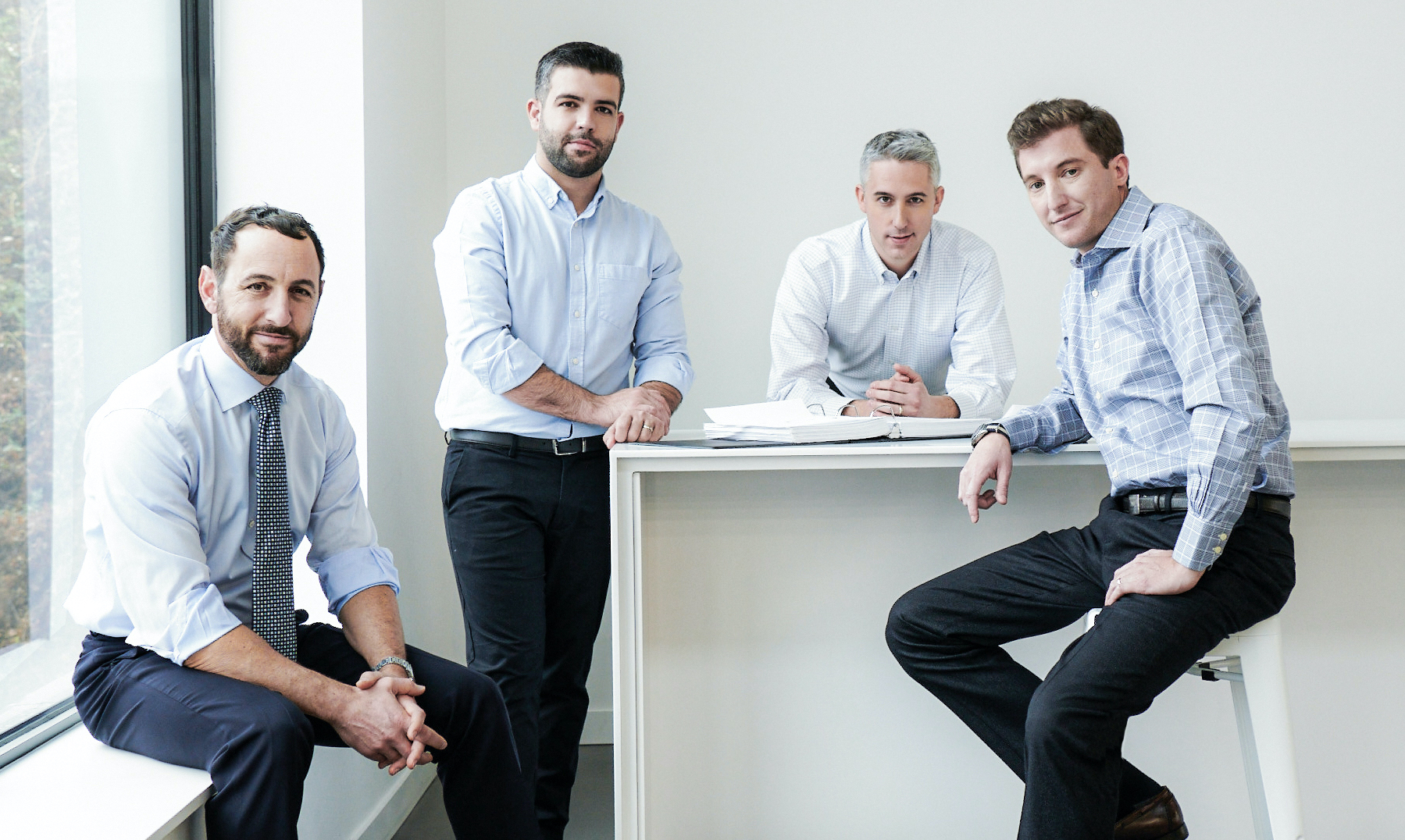 FROM LEFT TO RIGHT: Robert Miller, Adriel Desouza, Mike Valazak, Charles Struse 